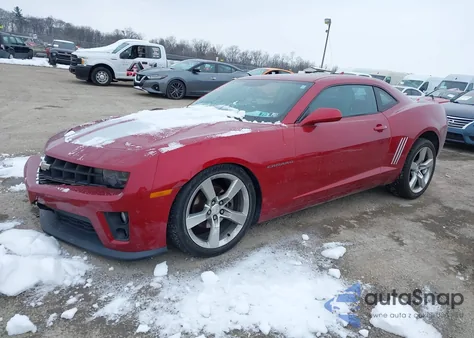 2012 Chevrolet Camaro 2Lt из США, поврежденный, VIN 2G1FC1E35C9195137